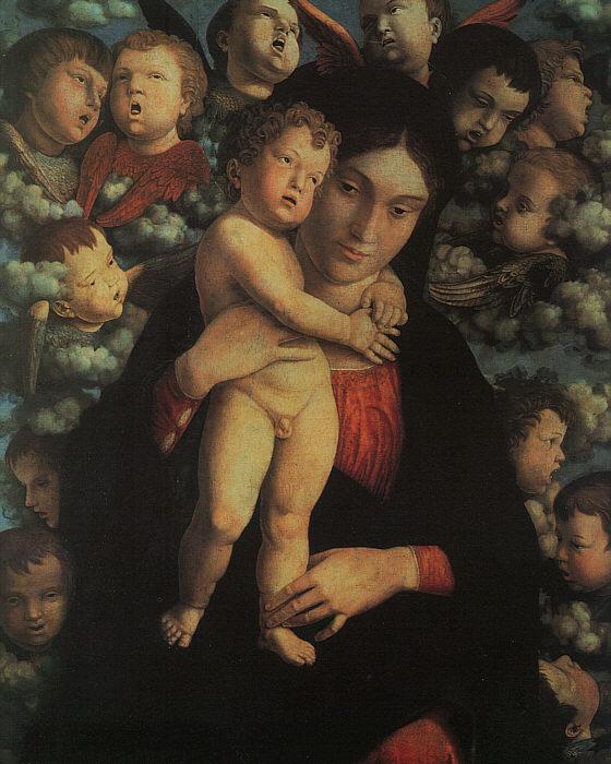 Andrea Mantegna Madonna and Child with Cherubs oil painting image